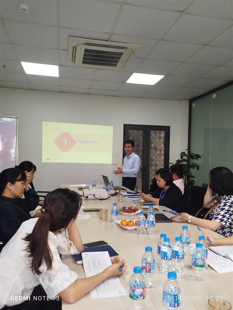 Lớp tập huấn kiến thức tại Công ty SX bao bì Phương Bắc